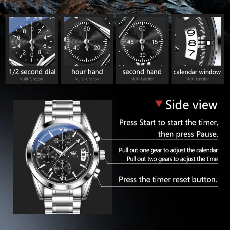 OLEVS 2987 오리지널 남성 시계 럭셔리 브랜드  - Luxury Watch Maker 리뷰 및 가격